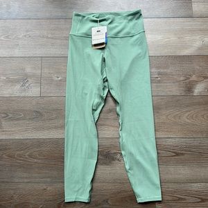 Womens Size Medium Patagonia Maipo 7/8 Length Tights Green